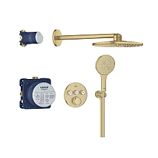 Душова система прихованого монтажу GROHE SmartControl 310, матове золото, 34863GN0
