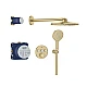 Душова система прихованого монтажу GROHE SmartControl 310, матове золото, 34863GN0
