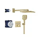 Прихована душова система GROHE Grohtherm SmartControl з Rainshower SmartActive 310 Cube, золото матове, 34864GN0