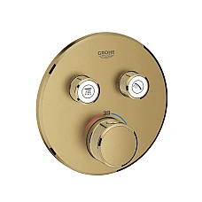 Термостат GROHE Grohtherm SmartControl прихованого монтажу на 2 виходи, золото матове, 29119GN0