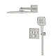 Душова система GROHE Grohtherm SmartControl, Rainshower 310 Cube, суперсталь, 34864DC0