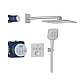 Душова система GROHE Grohtherm SmartControl, Rainshower 310 Cube, суперсталь, 34864DC0