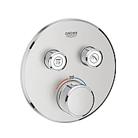 Термостат GROHE Grohtherm SmartControl прихованого монтажу на 2 виходи, суперсталь, 29119DC0