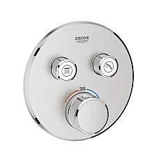 Термостат GROHE Grohtherm SmartControl прихованого монтажу на 2 виходи, суперсталь, 29119DC0