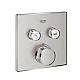 Термостат скрытого монтажа GROHE Grohtherm SmartControl, суперсталь, 29124DC0