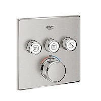 Термостат прихованого монтажу GROHE Grohtherm SmartControl, суперсталь, 29126DC0