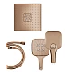 Прихована душова система GROHE Grohtherm SmartControl з Rainshower SmartActive 310 Cube, золото брашоване, 34864DL0