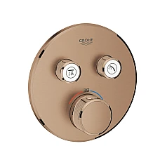 Термостат GROHE Grohtherm SmartControl прихованого монтажу на 2 виходи, золото брашоване, 29119DL0