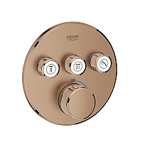 Термостат GROHE Grohtherm SmartControl прихованого монтажу на 3 виходи, золото брашоване, 29121DL0