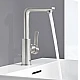 Смеситель для раковины GROHE Lineare, L-Size, суперсталь, 23296DC1