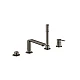Змішувач для ванни GROHE Lineare на 4 отвори, графіт матовий, 19577AL1