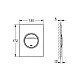 Клавіша змиву GROHE Nova Cosmopolitan S, графіт матовий, 37601AL0