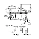 Смеситель для ванны GROHE Plus на 4 отверстия, суперсталь, 29307DC3