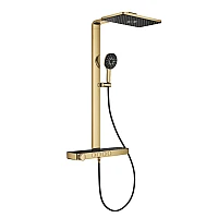 Душова система з термостатом GROHE Rainshower Aqua Pure, настінний монтаж, золото глянцеве, 100962GL00