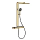 Душова система з термостатом GROHE Rainshower Aqua Pure, настінний монтаж, золото глянцеве, 100962GL00