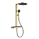 Душова система з термостатом GROHE Rainshower Aqua Pure, золото глянцеве, 101680GL00