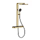 Душова система з термостатом GROHE Rainshower Aqua Pure, золото глянцеве, 101680GL00