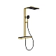 Душова система GROHE Rainshower Aqua Pure з термостатом, настінна, золото матове, 100962GN00