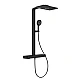 Душевая система GROHE Rainshower Aqua Pure Duo с термостатом, чорний матовый, 100962AL00