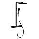 Душова система з термостатом GROHE Rainshower Aqua Pure, чорний матовий, 101680KF00