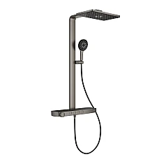 Душова система з термостатом GROHE Rainshower Aqua Pure Duo, графіт матовий, 100962AL00