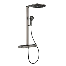 Душова система з термостатом GROHE Rainshower Aqua Pure, графіт матовий, 100964AL00