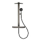 Душова система з термостатом GROHE Rainshower Aqua Pure, графіт матовий, 101680AL00