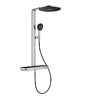 Душова система з термостатом GROHE Rainshower Aqua Pure, суперсталь, 101680DC00