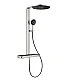 Душевая система с термостатом GROHE Rainshower Aqua Pure, суперсталь, 101680DC00