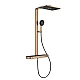 Душова система з термостатом GROHE Rainshower Aqua Pure Duo, золото брашоване, 100962DL00