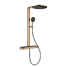 Душова система з термостатом GROHE Rainshower Aqua Pure, золото брашоване, 101680DL00