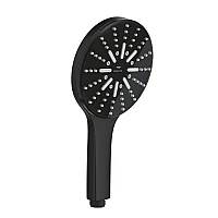 Ручний душ GROHE Rainshower Aqua, 3 режими струменю, чорний матовий, 101676KF00