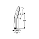 Ручний душ GROHE Rainshower Aqua, 3 режими струменю, графіт матовий, 101676AL00