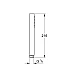 Ручний душ GROHE SPA Rainshower Aqua Cube Stick, 1 режим струменю, графіт матовий, 26885AL0