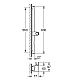Душевая штанга GROHE Rainshower Aqua, 600 мм, суперсталь, 101673DC00