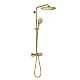 Душевая система с термостатом GROHE Rainshower SmartActive 310, настенный монтаж, золото глянцевое, 26836GL0