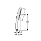 Ручний душ GROHE Rainshower SmartActive 130, 3 режими, золото глянцеве, 26574GL0