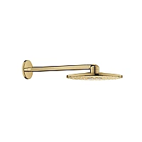 Верхній душ GROHE Rainshower 310 SmartActive з кронштейном 430 мм, 2 режими, золото глянцеве, 26475GL0
