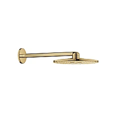 Верхній душ GROHE Rainshower 310 SmartActive з кронштейном 430 мм, 2 режими, золото глянцеве, 26475GL0