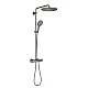 Душова система з термостатом GROHE Rainshower SmartActive 310, настінний монтаж, графіт матовий, 26836AL0