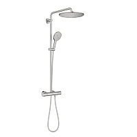Душова система з термостатом GROHE Rainshower SmartActive 310, настінний монтаж, суперсталь, 26836DC0