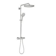 Душова система з термостатом GROHE Rainshower SmartActive 310, настінний монтаж, суперсталь, 26836DC0