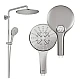 Душевая система с термостатом GROHE Rainshower SmartActive 310, настенный монтаж, суперсталь, 26836DC0