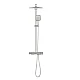 Душова система з термостатом GROHE Rainshower SmartActive 310 Cube, суперсталь, 26837DC0