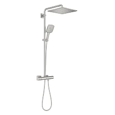 Душова система з термостатом GROHE Rainshower SmartActive 310 Cube, суперсталь, 26837DC0