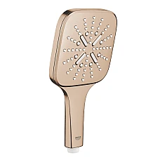Ручний душ GROHE Rainshower SmartActive 130 Cube, 3 режими струменю, брашоване золото, 26582DL0