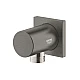 Подключение душевого шланга GROHE Rainshower, 1/2", графит матовый, 27076AL0
