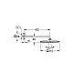 Верхний душ GROHE Rainshower Mono 310 Cube, графит матовый, 26564AL0