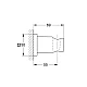 Держатель ручного душа GROHE Rainshower, суперсталь, 27075DC0