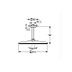 Верхний душ GROHE Rainshower Mono 310 Cube, суперсталь, 26566DC0